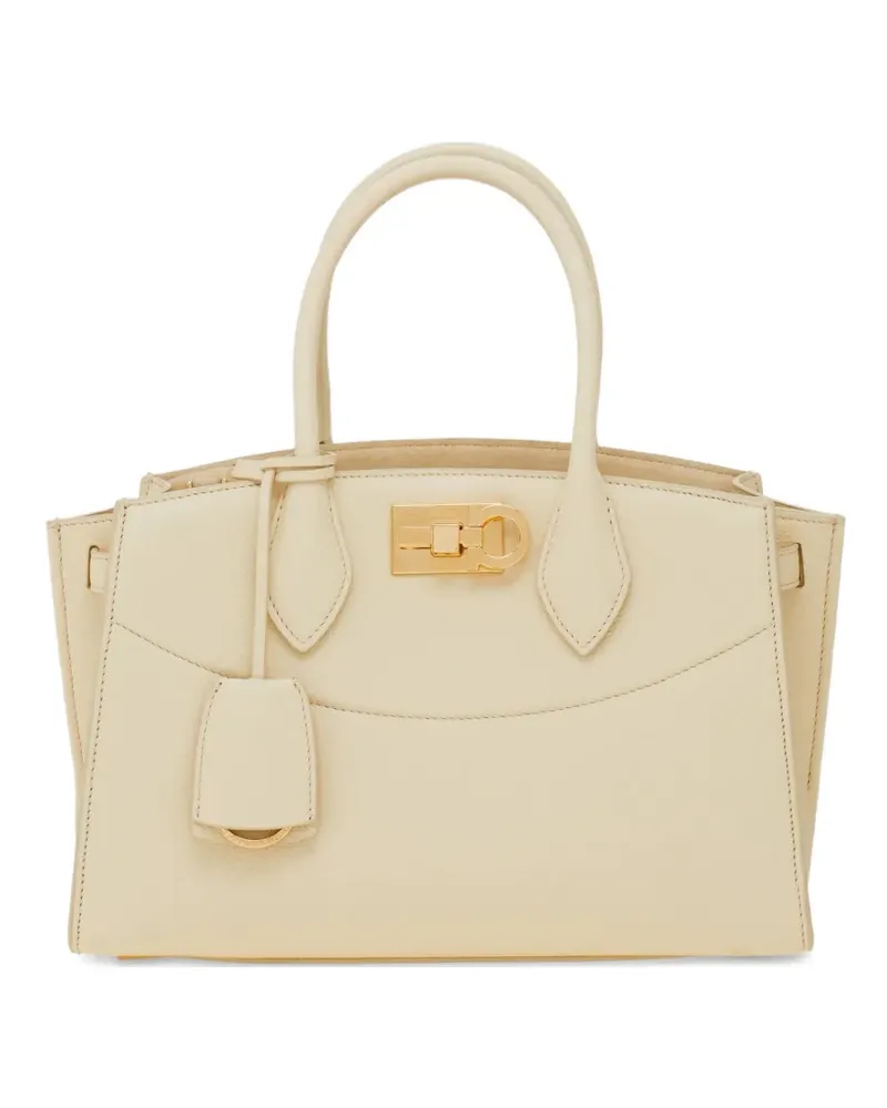 Ferragamo Mittelgroße Soft Studio Tote Bag - Nude Nude