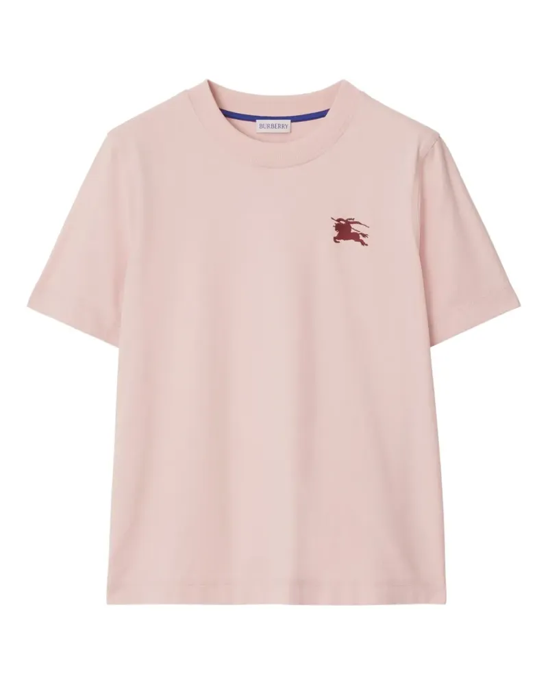 Burberry T-Shirt Equestrian Knight-Motiv - Rosa Rosa