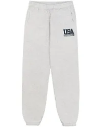 SPORTY & RICH Team USA Jogginghose Grau