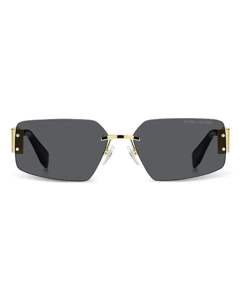Marc Jacobs Sonnenbrille mit Logo - Gold Gold