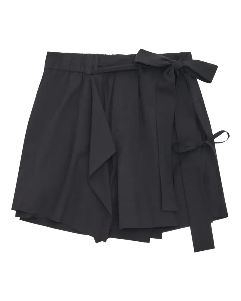 Craig Green Shorts im Layering-Look mit Bindeband - Schwarz Schwarz