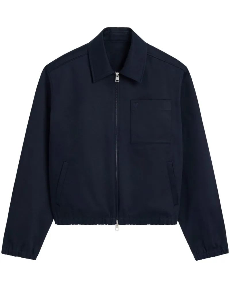 AMI Paris Ami de Coeur Jacke mit Reißverschluss - Blau Blau