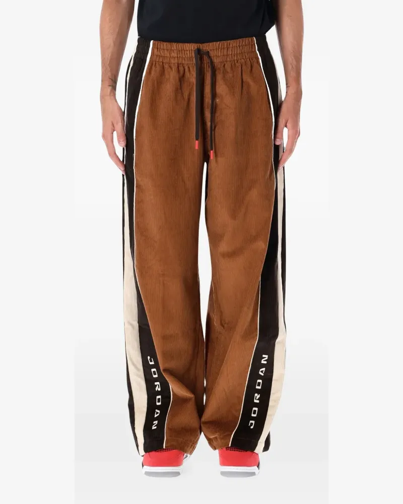 Jordan corduroy side-stripe track pants - Braun Braun