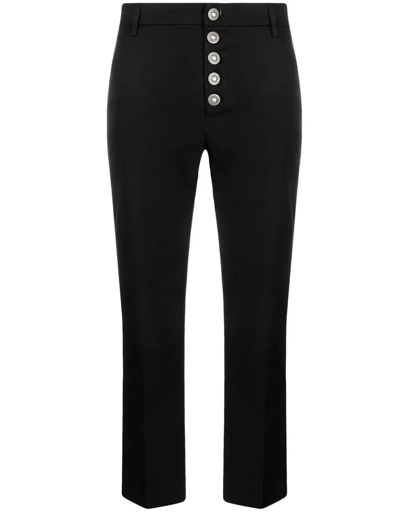Dondup Klassische Cropped-Chino - Schwarz Schwarz