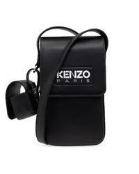 Kenzo Emboss Handyhülle mit Riemen Schwarz