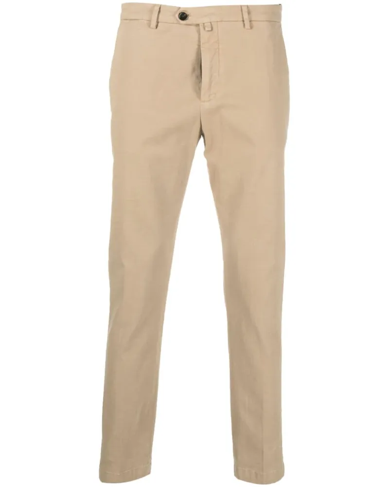 Briglia 1949 Halbhohe Slim-Fit-Hose - Nude Nude