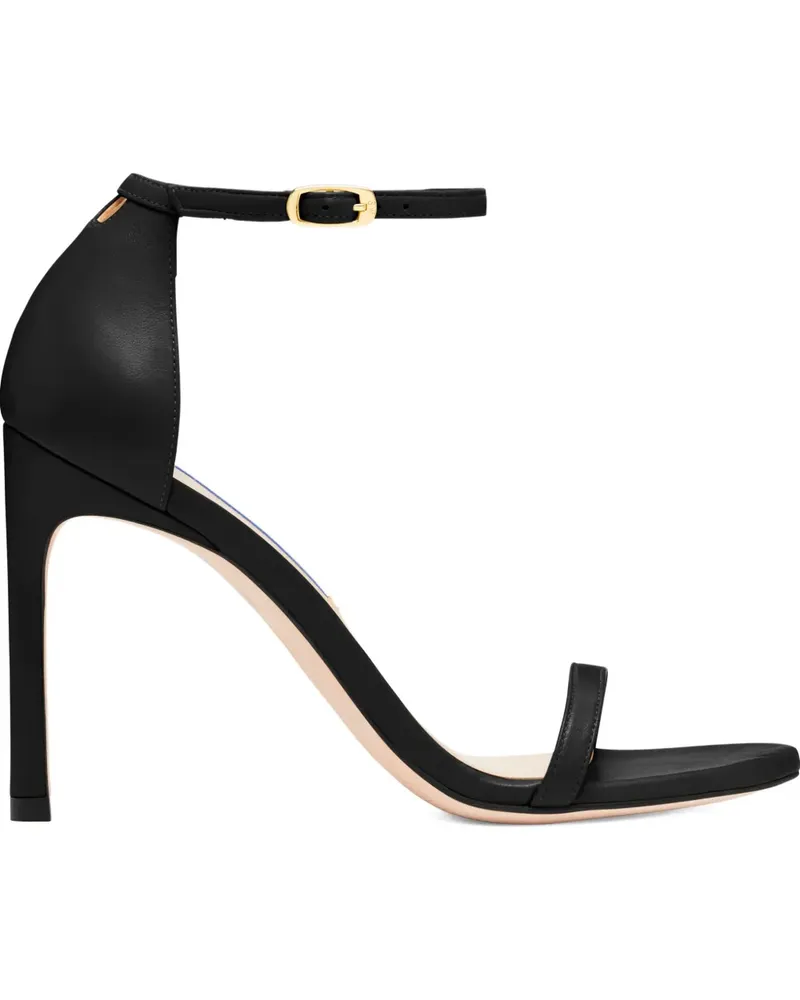Stuart Weitzman 105mm leather sandals - Schwarz Schwarz