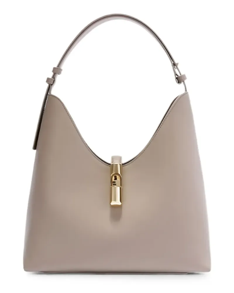 Furla Mittelgroße Goccia Schultertasche - Nude Nude