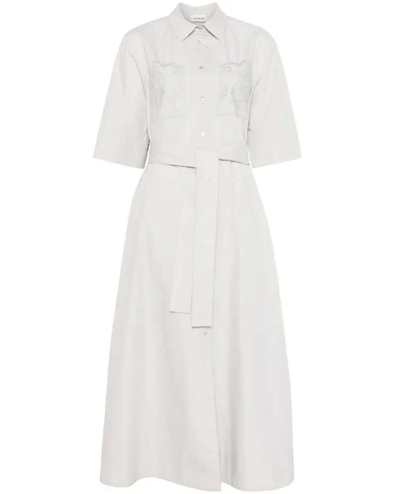 P.A.R.O.S.H. P.A.R.O H. Cioccolato Maxikleid - Grau Grau