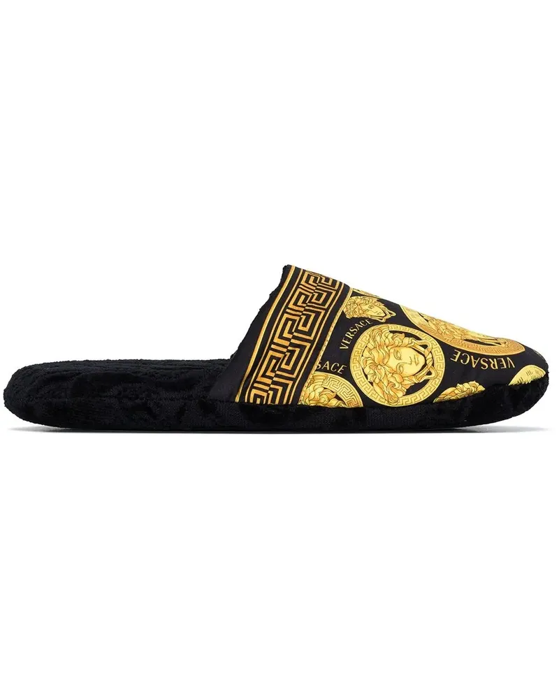Versace Medusa Amplified Slipper - Schwarz Schwarz