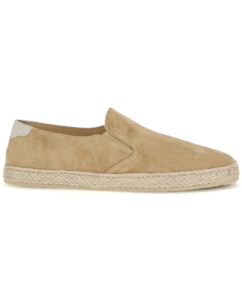 Brunello Cucinelli Espadrilles aus Wildleder - Nude Nude
