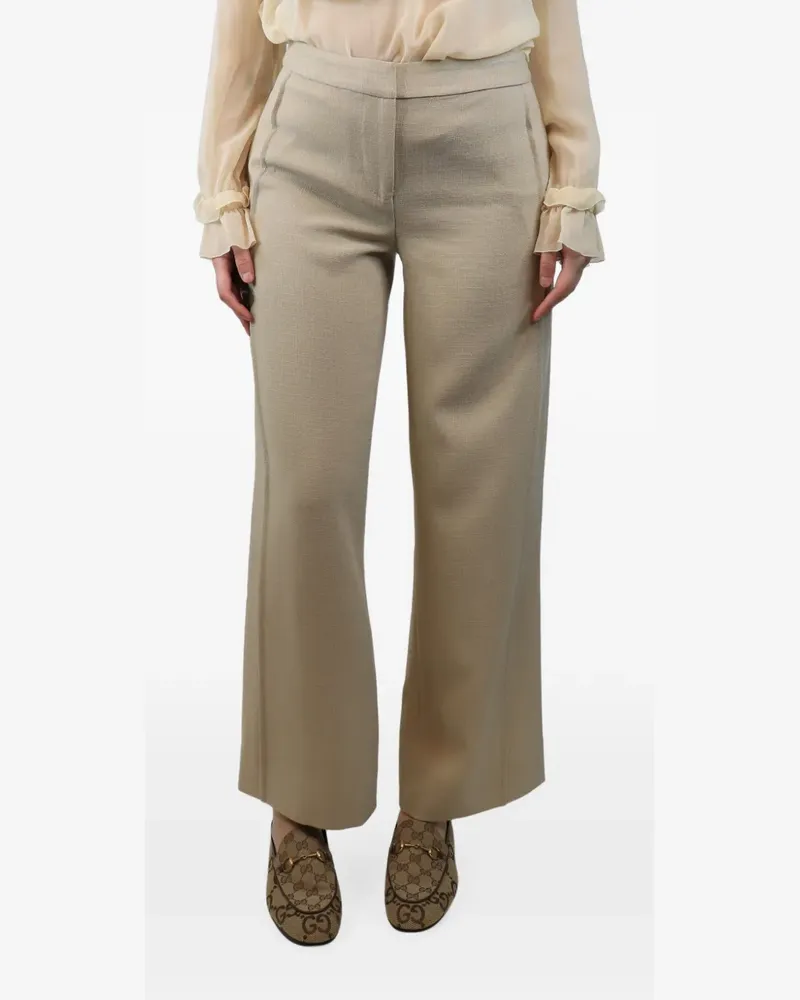 Clea Hose mit weitem Bein - Nude Nude