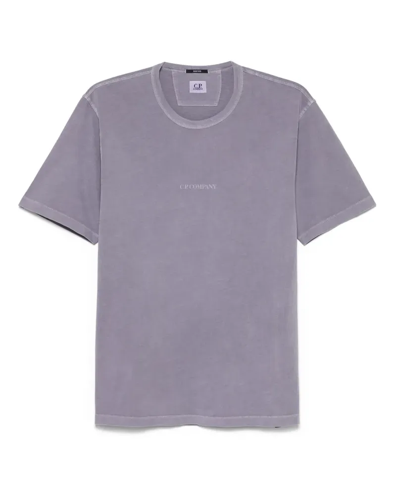 C.P. Company T-Shirt mit Logo-Print - Violett Violett