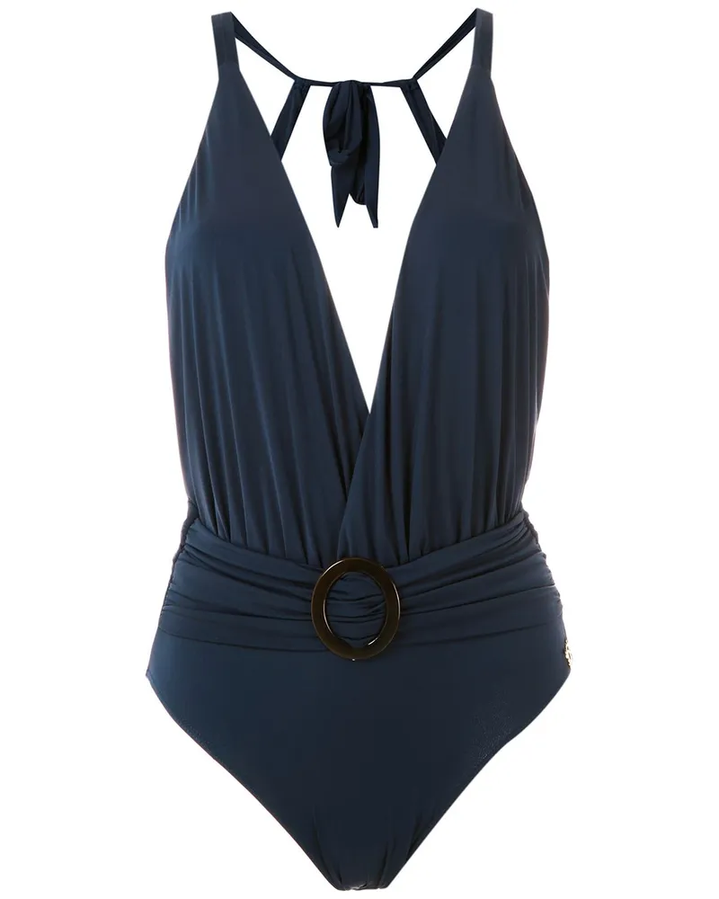BRIGITTE Badeanzug mit Schnallendetail - Blau Blau