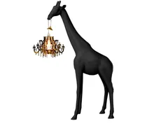 Giraffe in Love Lampe - Schwarz