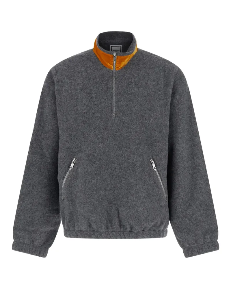 Wooyoungmi Pullover mit Reißverschluss - Grau Grau