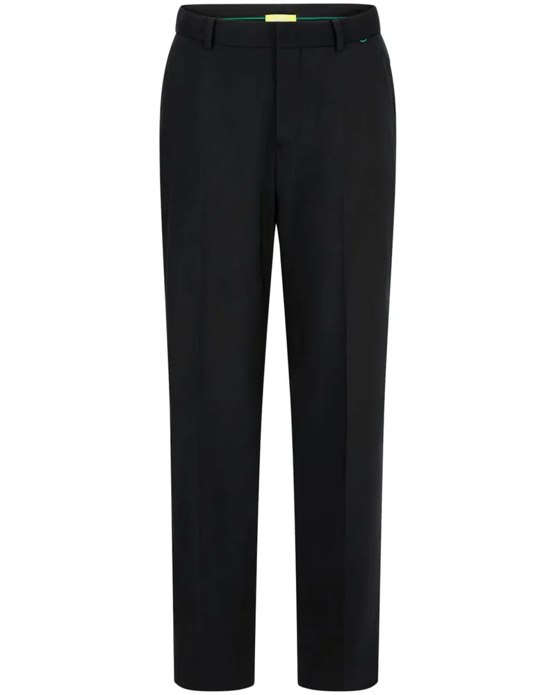 Shanghai Tang x Chen Man Hose aus Wollgemisch - Schwarz Schwarz