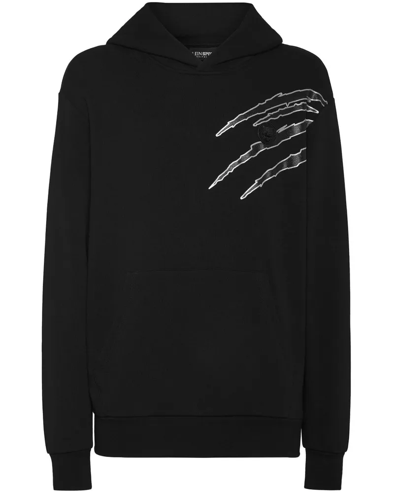 Philipp Plein Hoodie mit grafischem Print - Schwarz Schwarz
