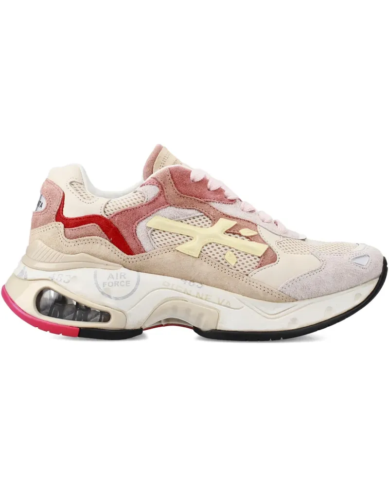Premiata Sharkyd 423 Sneakers mit Logo - Nude Nude