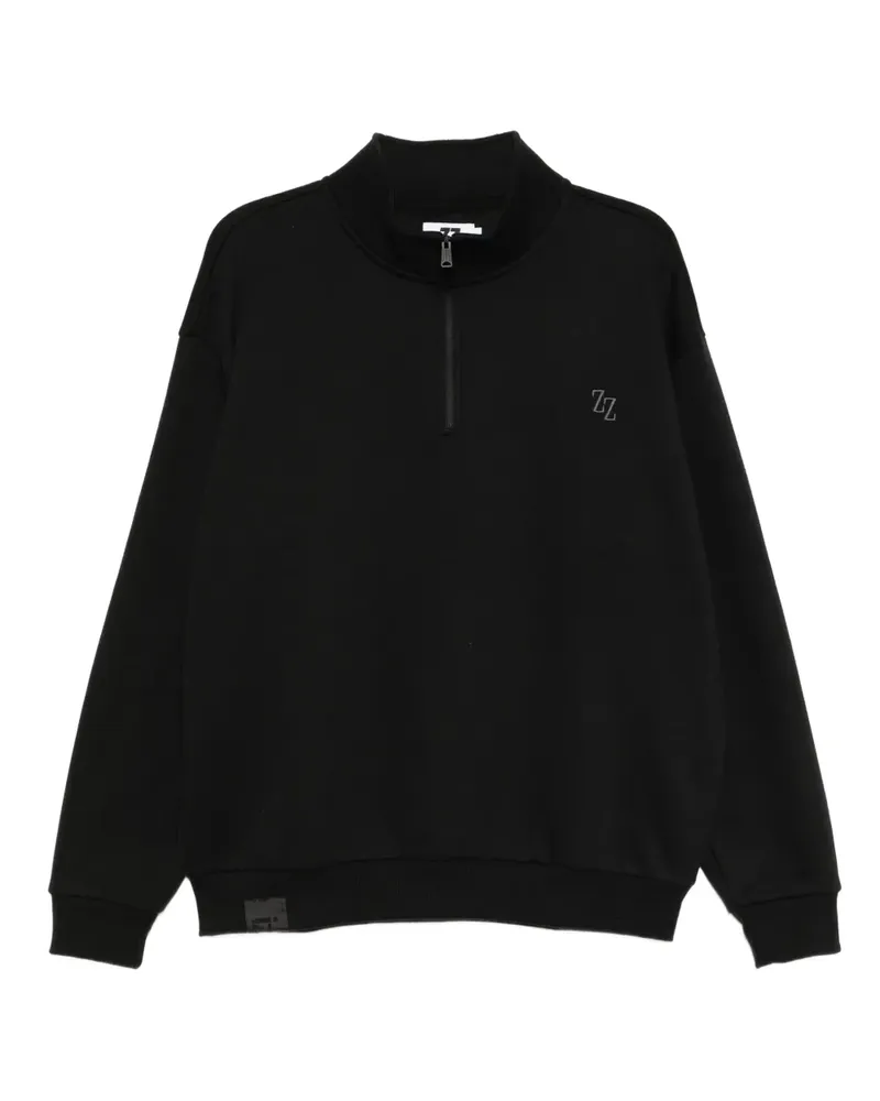 Izzue Pullover mit Logo-Stickerei - Schwarz Schwarz
