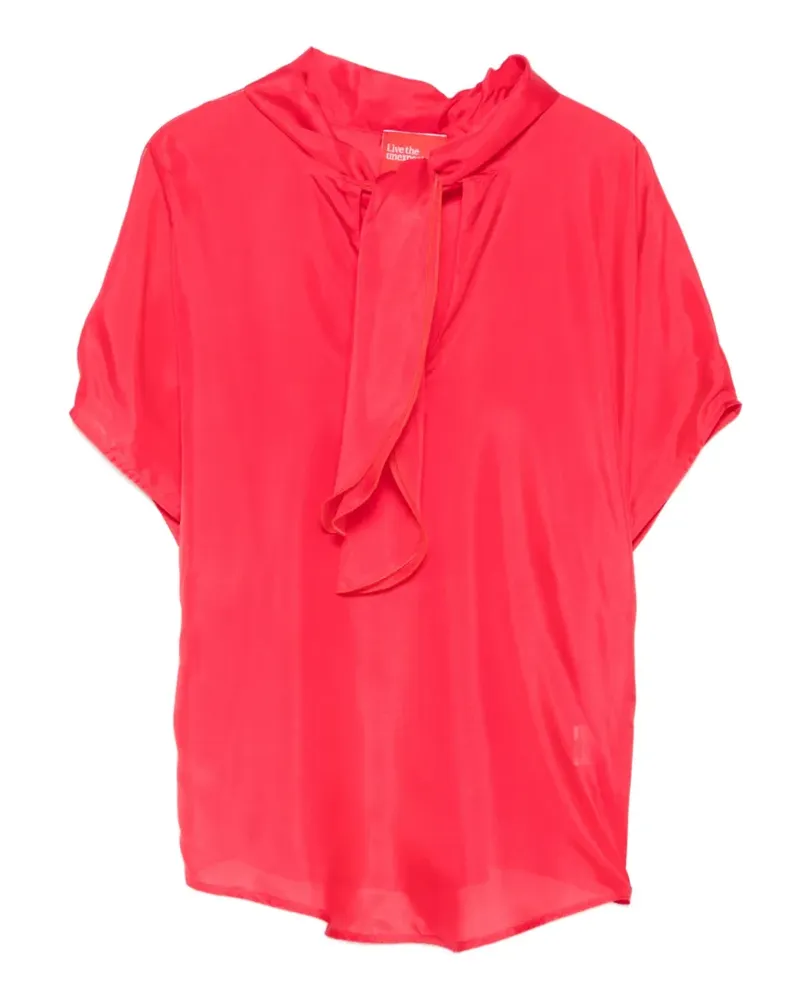 ..,merci tie-neck top - Rosa Rosa