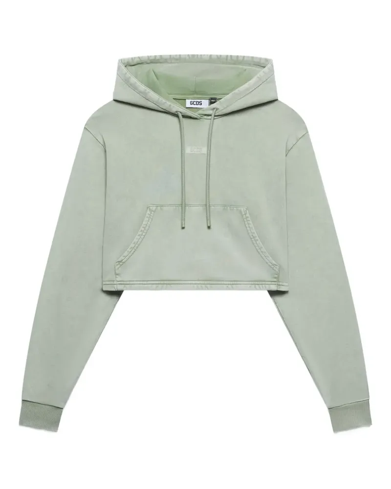 GCDS Hoodie mit Logo-Detail - Grün Grün