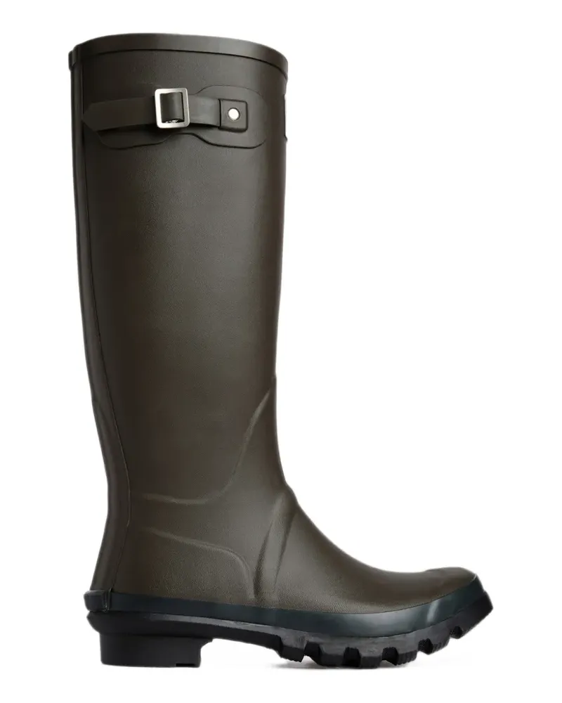 Barbour Stiefel mit Logo-Patch - Grün Grün