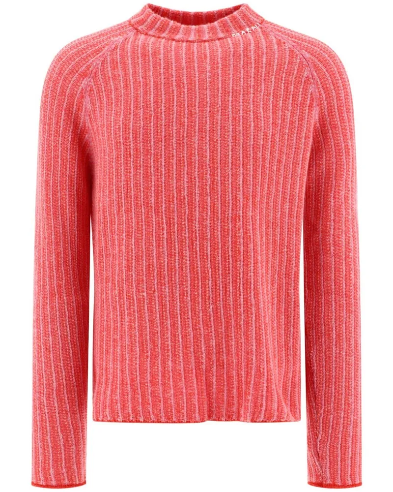 Marni Pullover mit Zopfmuster - Rot Rot
