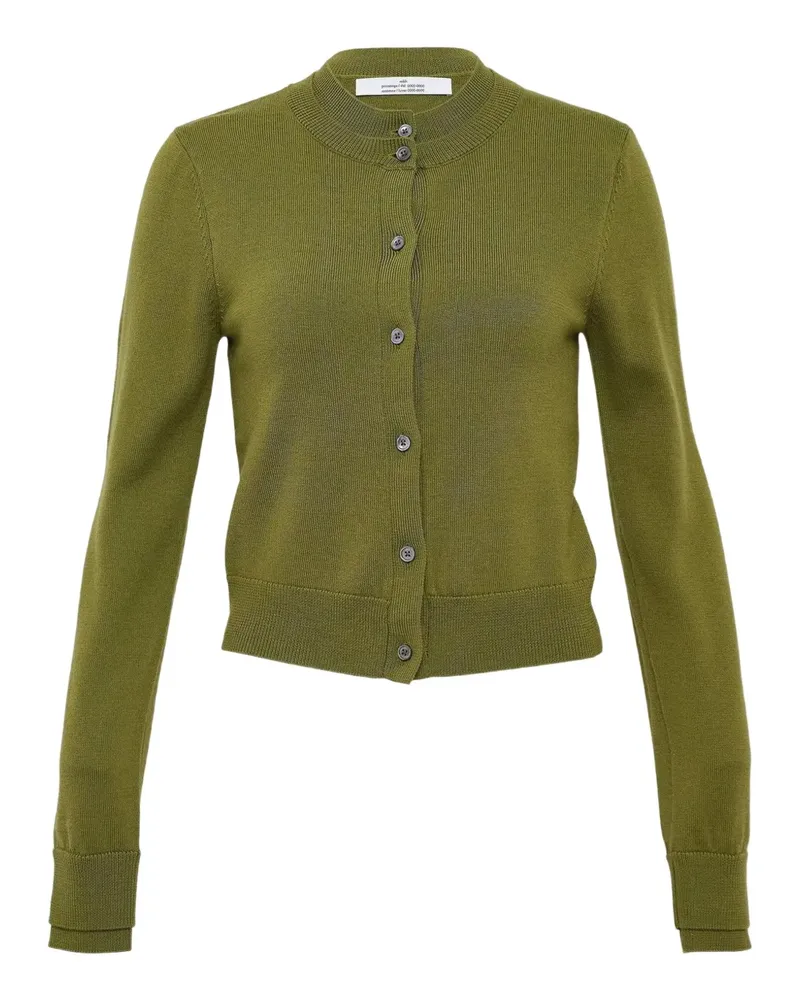 Rokh Cardigan im Layering-Look - Grün Grün