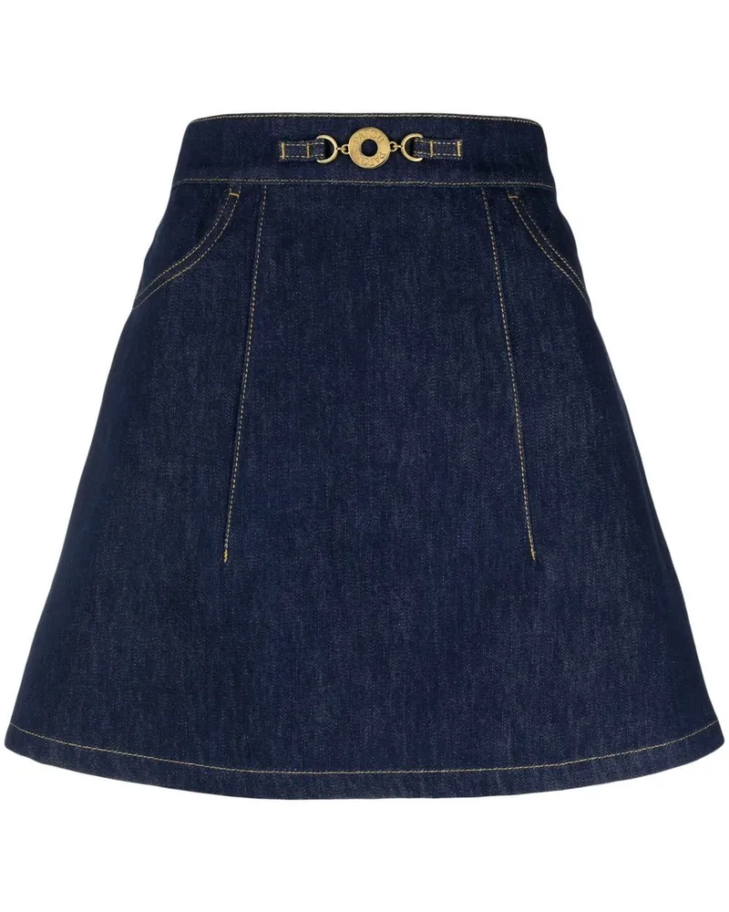 Patou Jeans-Minirock in A-Linie - Blau Blau