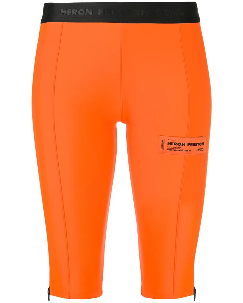 Heron Preston Knielange Shorts - Orange Orange