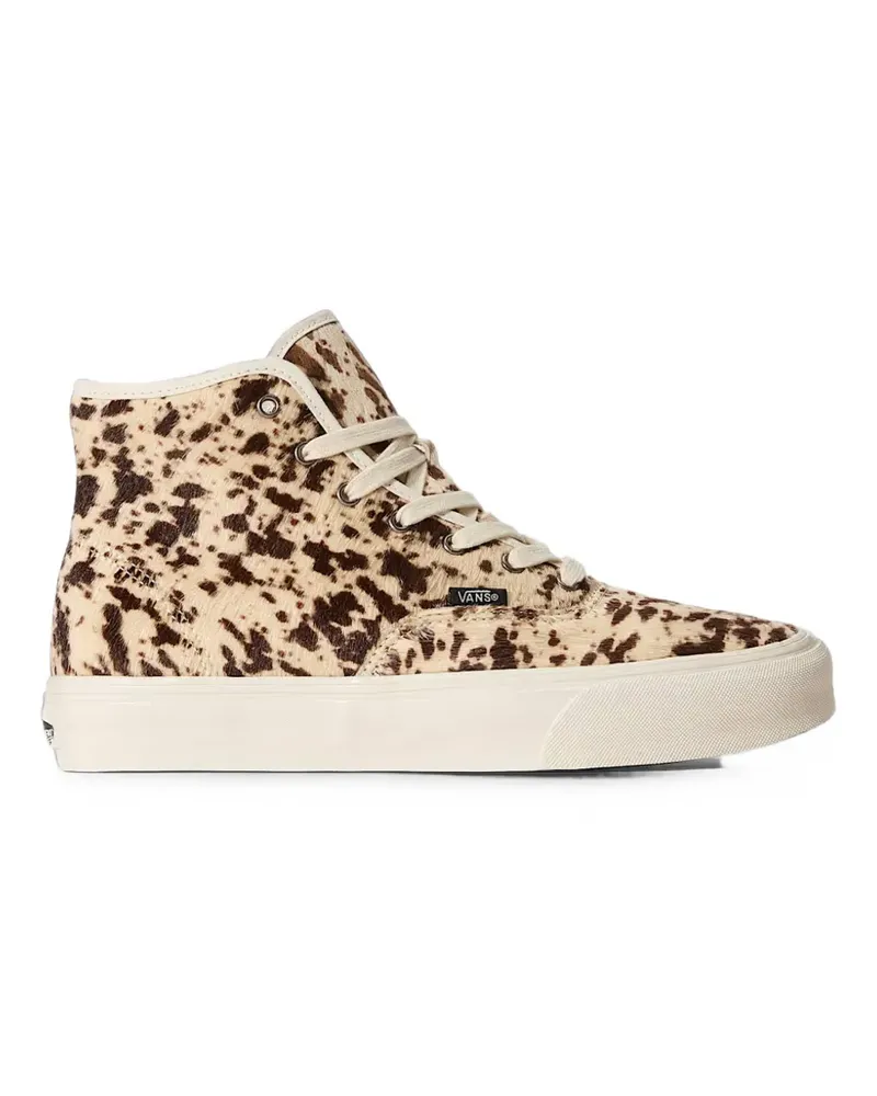 Vans Authentic Hi 2.0 pony-hair sneakers - Nude Nude