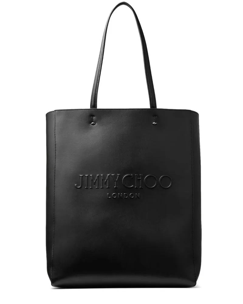 Jimmy Choo Handtasche mit Logo-Prägung - Schwarz Schwarz