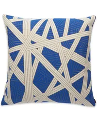 Missoni Home Nastri Kissen mit geometrischem Print Blau