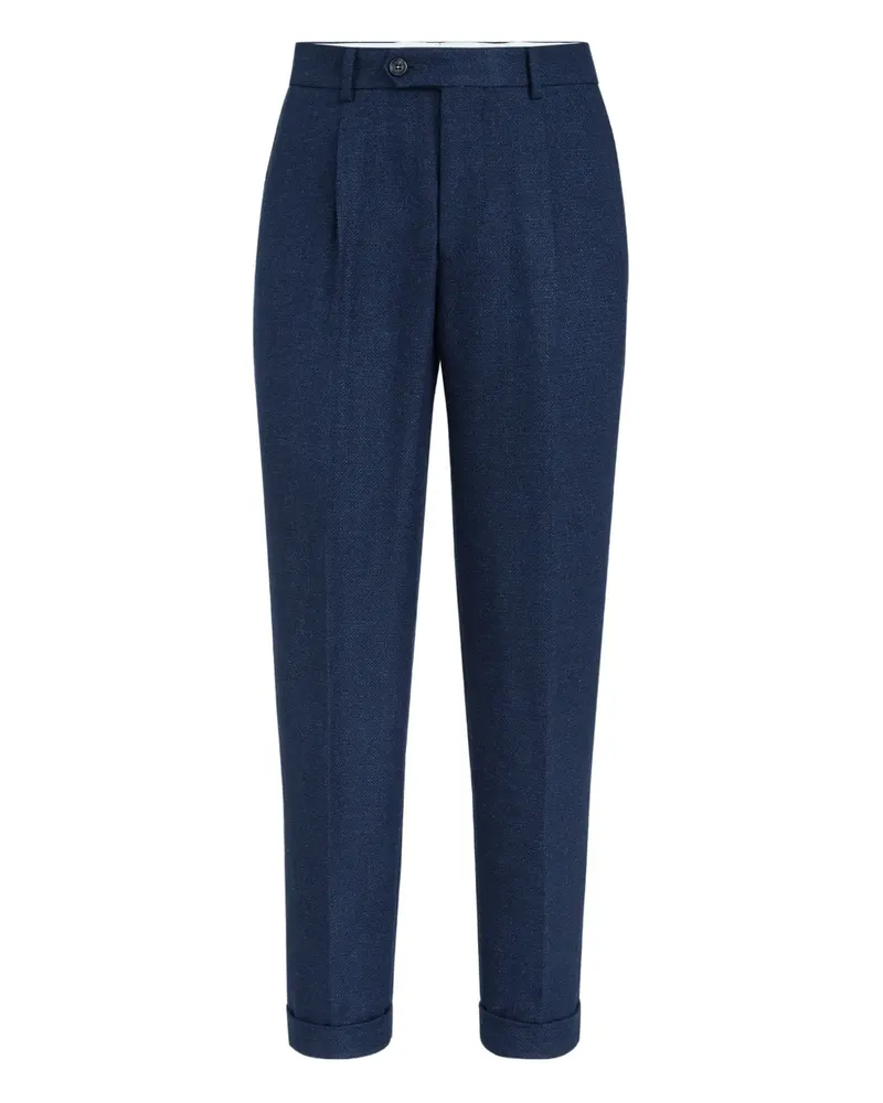 Brunello Cucinelli Plissierte Hose - Blau Blau