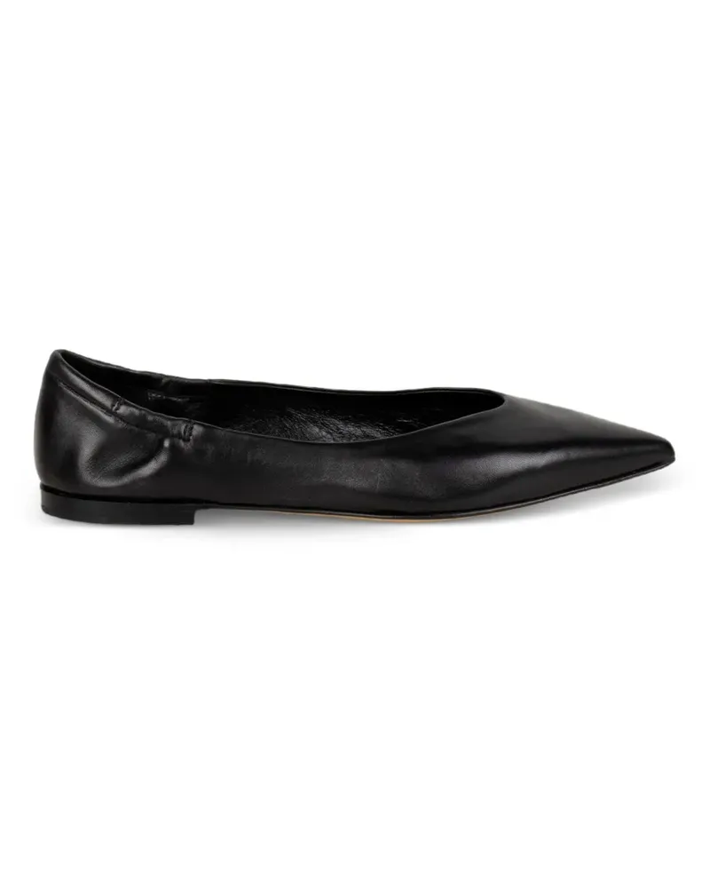POMME D'OR pointed-toe flat pumps - Schwarz Schwarz