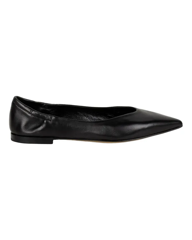 POMME D'OR pointed-toe flat pumps - Schwarz Schwarz