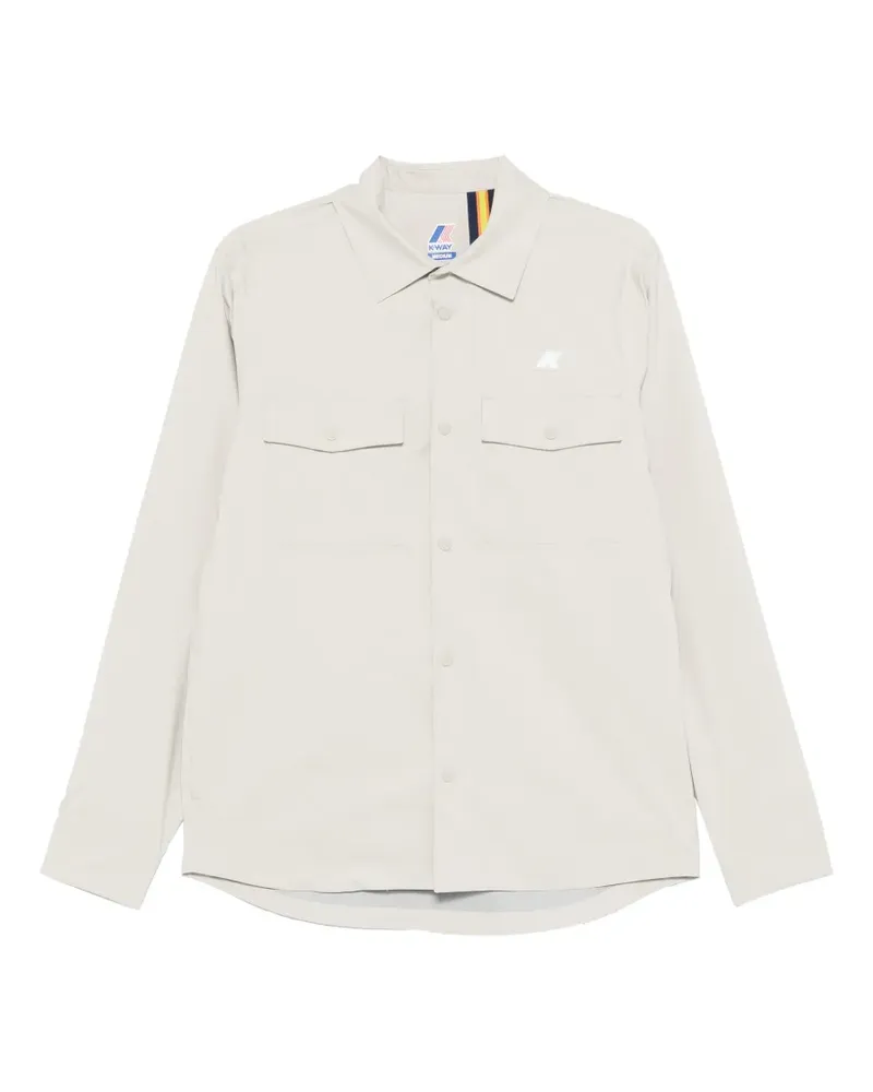 K-Way Umbert patch pocket jacket - Nude Nude