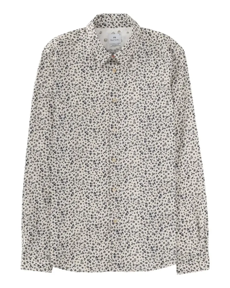 Paul Smith Hemd mit Blumenmuster - Nude Nude