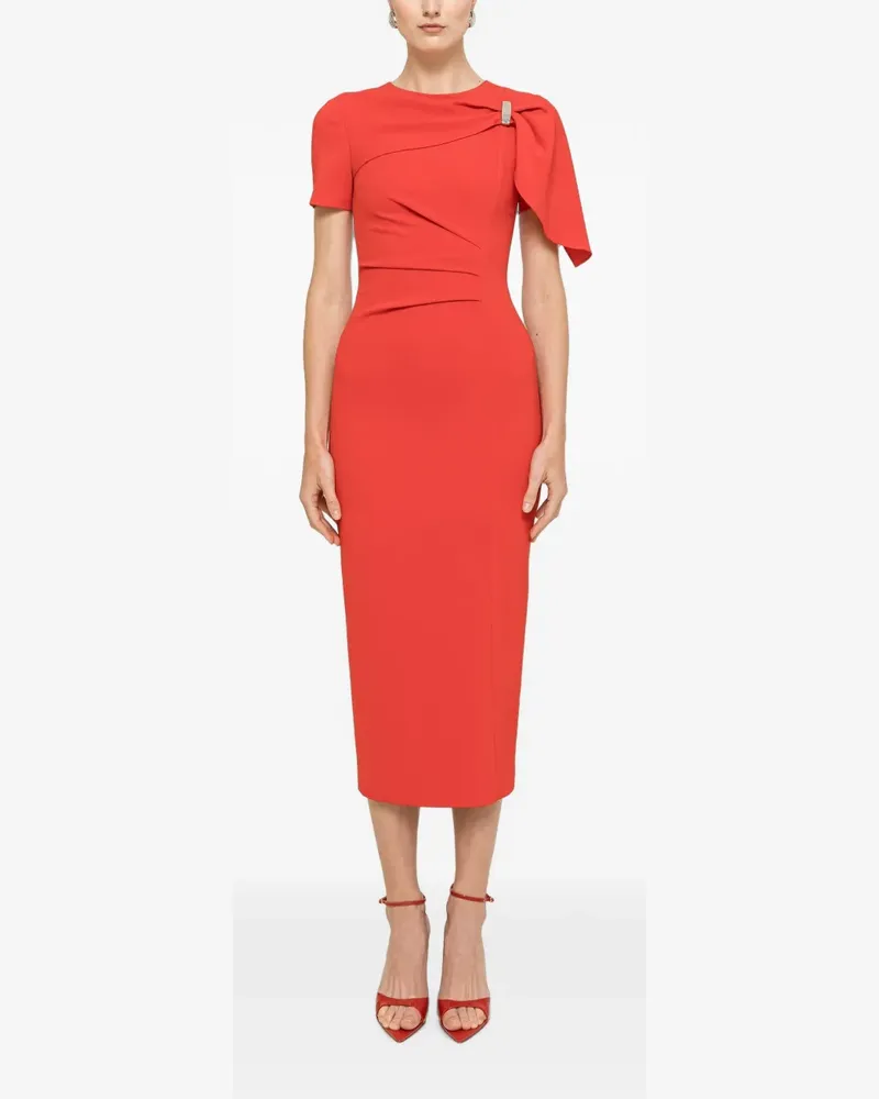 NISSA Schmales Midikleid - Rot Rot