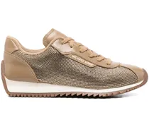 Sneakers mit Schnürung - Braun