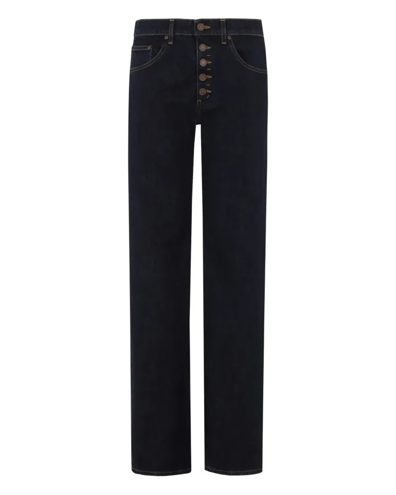 Dondup Jeans mit Knopfverschluss - Blau Blau