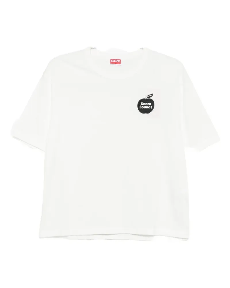 Kenzo Sounds embroidered T-shirt - Weiß Weiß