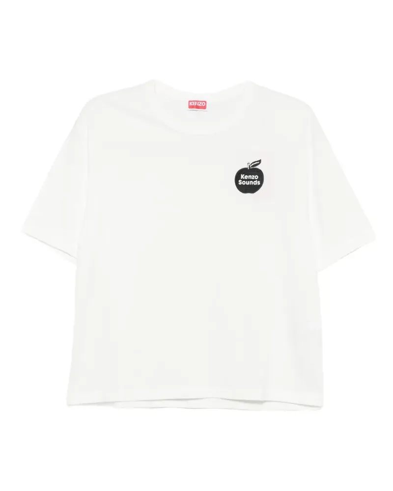 Kenzo Sounds embroidered T-shirt - Weiß Weiß
