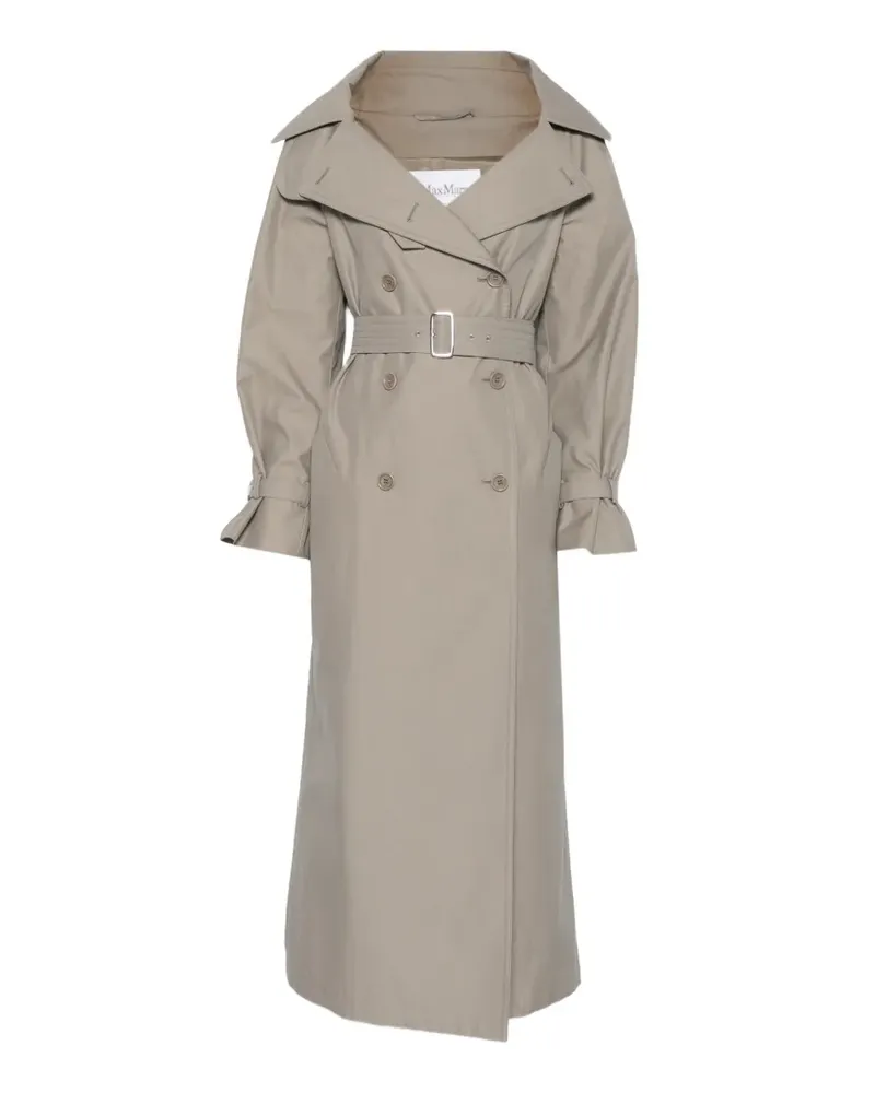 Max Mara double-breasted belted coat - Grau Grau