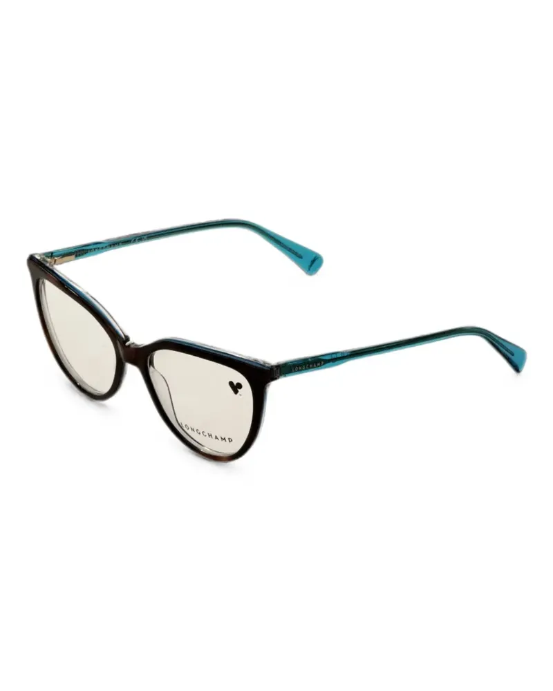 Longchamp Cat-Eye-Brille in Schildpattoptik - Braun Braun