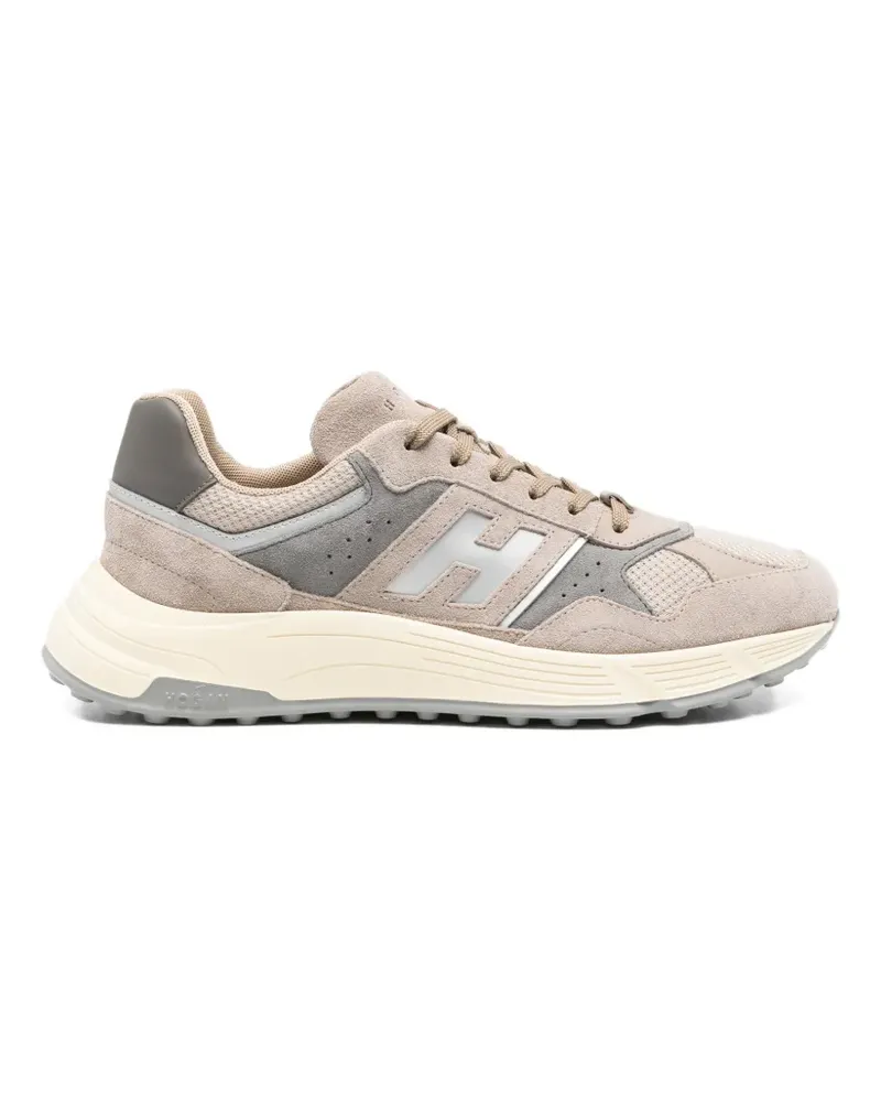 Hogan Sneakers mit Wildledereinsätzen - Nude Nude
