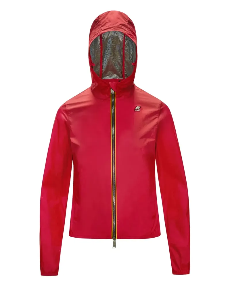 K-Way Kapuzenjacke mit Reißverschluss - Rot Rot