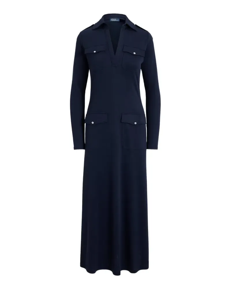 Ralph Lauren Carmen pocket-detail maxi dress - Blau Blau