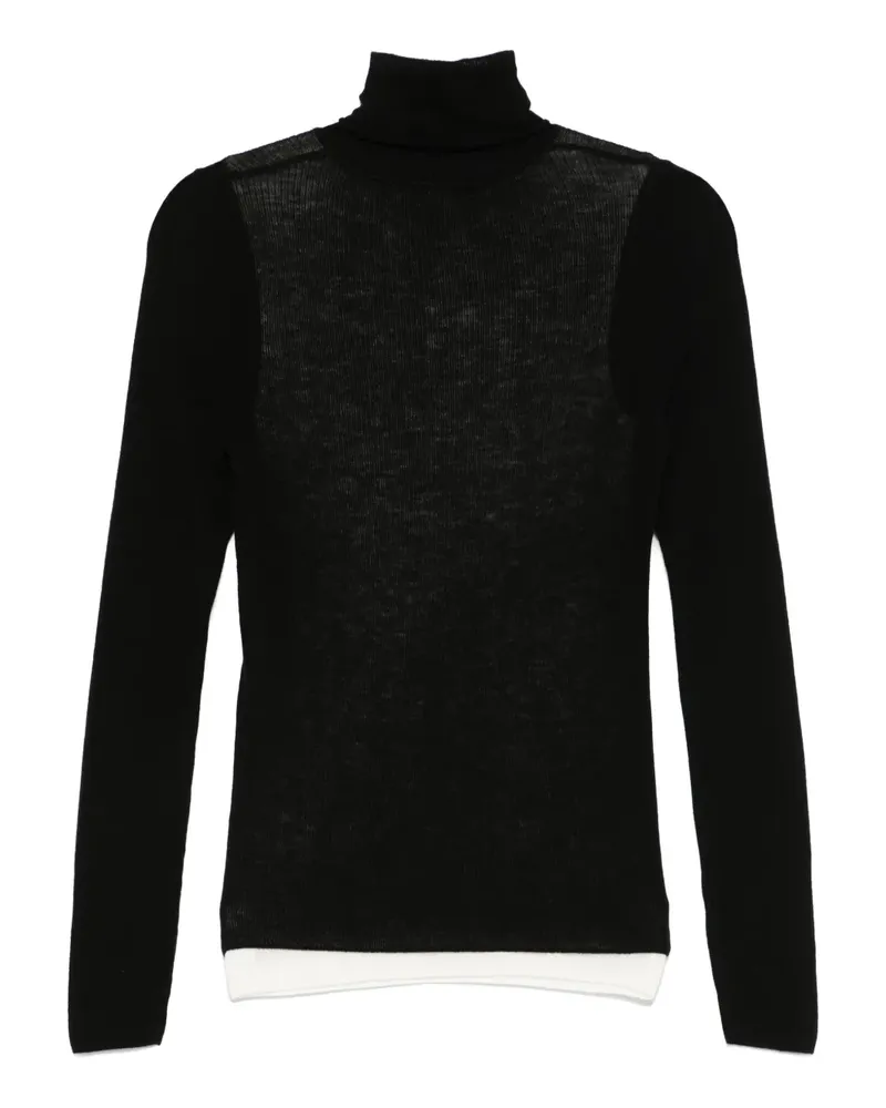 Sandro Klassischer Pullover - Schwarz Schwarz